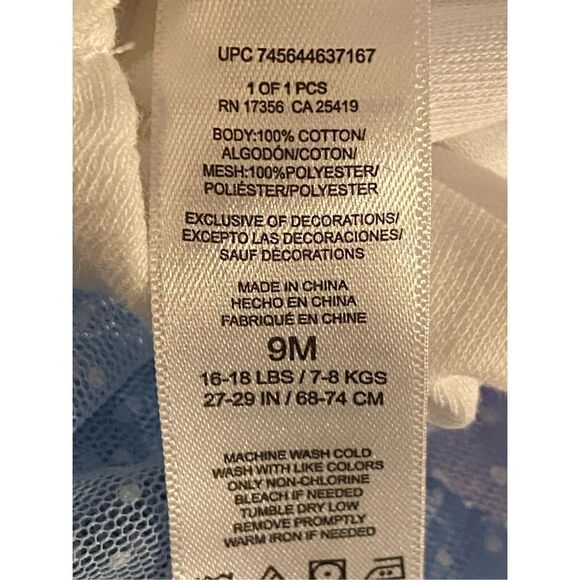 Little Me Baby Girls 9 Months Multi Tier Popover and Matching Headband - Picture 11 of 12